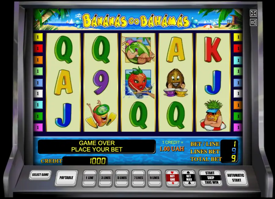 Ігровий автомат Bananas Go Bahamas