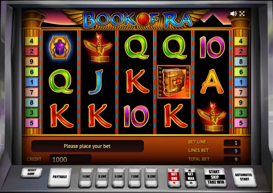Ігровий автомат Book of Ra