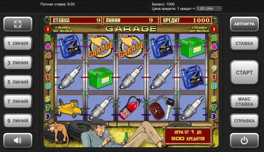 Ігровий автомат Garage