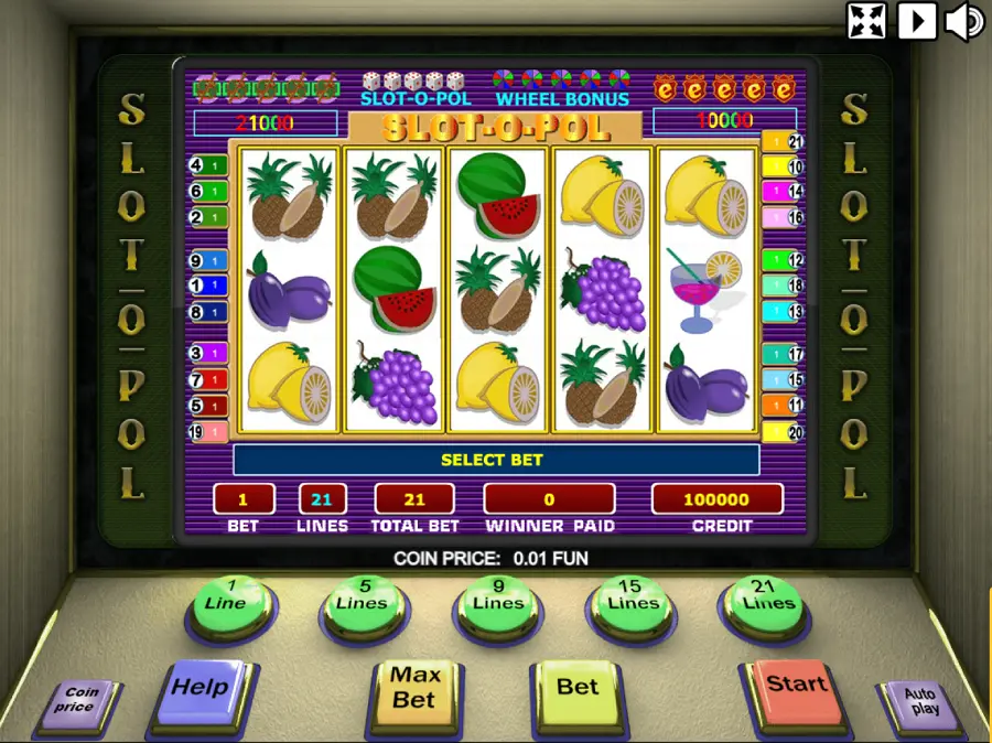 Ігровий автомат Slot-o-pol